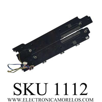 KIT DE BOCINAS PARA TV SAMSUNG / NUMERO DE PARTE BN96-25555D / 6Ω / 10.0W / MODELO UN60F8000BFXZA TH02	